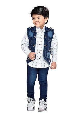AJ DEZINES Kids Regular Fit Clothing Set for Boys