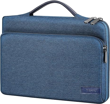 MoKo 9-11 Inch Tablet Sleeve Bag Carrying Case with Retractable Handle Fits iPad Air 5/4th 10.9, iPad 10th Gen 10.9, iPad Pro 11 inch, iPad 9/8/7th Gen 10.2, Tab A 10.1/Tab S8/S9 11, Indigo