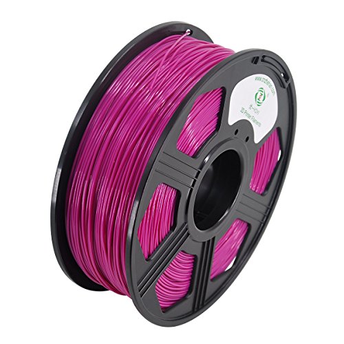 YOYI 3D PLA 1KG 1.75mm Purple PLA 3D Printer Filament, Diameter Tolerance  /- 0.05 mm, 1 KG Spool, 1.75 mm, Purple