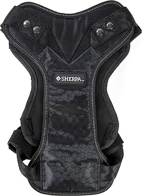 Sherpa Crash Tested Seatbelt Safety Harness, Black, Medium