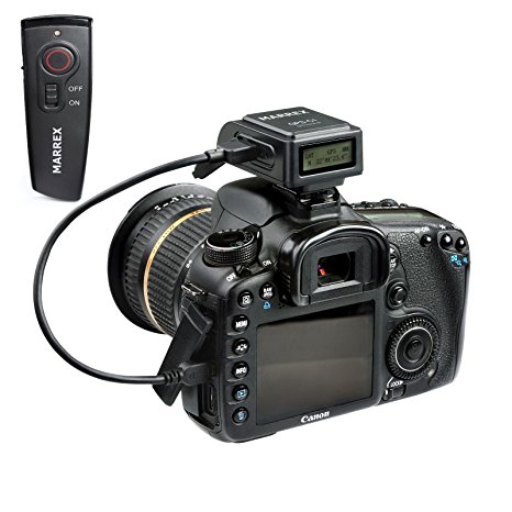 Marrex Geotagging GPS Receiver & Wireless Shutter Remote Combo for Canon EOS DSLR Cameras Including 1D X, 1D C, 5D MK III, 6D, 70D, 80D, Rebel SL1, T4i, T5, T5i, T6i, & T6s