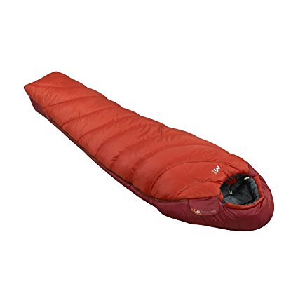 Millet Baikal 1500 Sleeping Bag: 25 Degree Synthetic Red, Reg/Left Zip