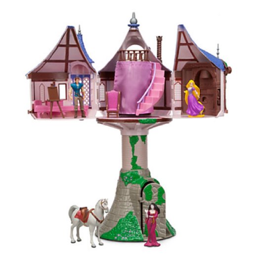 Disney Parks Rapunzel Tangled Tree House Playset Dollhouse