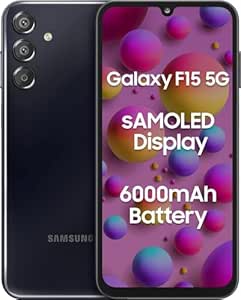 Samsung Galaxy F15 5G (Ash Black, 8GB RAM, 128 GB Storage)