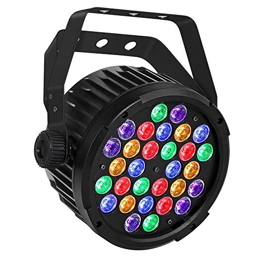 Led Par Lights, OPPSK 90W Super Bright Stage Lights with RGBA/UV 30 LED Par by DMX IR Remote Control Sound Activated for DJ Party Stage Lighting