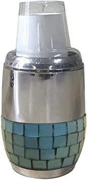 nu steel nusteel Aqua Mosaic Dixie Modern Sleek Metal Compact Small Disposable Paper Dispenser Storage Holder for Rinsing for Bathroom Vanity Countertops, 3 oz. paper cups only, Chrome Finish