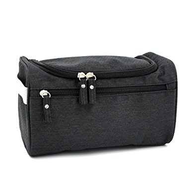 Travel Toiletry Bag Waterproof Zip Organizer Hanging Cosmetic Makeup Shower Bag With Large Compartment for Men Women for Trip Vacation Gym