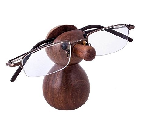 Chritmas Gift/Chritmas Sale Christmas Special Crafts'man Beautiful Wooden Spectacles Eyeglass Holder/Stand by Vian