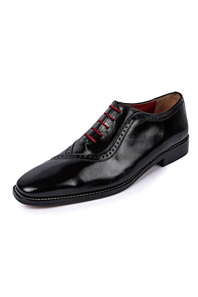 Liberty Handmade Leather Mens Classic Oxford Lace-Up Dress Shoe