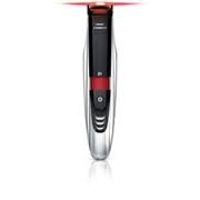 Phillips Norelco Cord/Cordless, All NEW Built-in Laser Guide, Perfect Precision Metal Dual-Sided Reversible Beard Trimmer with Skin-Friendly, High Performance Self Sharpening Blades. 0.2mm precision setting. Cuts as short as 1/64" (0.4mm) and up to 9/32" (7mm). Easy Clean and Fully Washable.