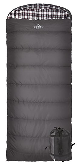 TETON Sports Fahrenheit Sleeping Bag; Free Compression Sack Included