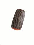 Tache Brown Log Cylinder Micro Bead Pillow Cushion Throw - Misprinted