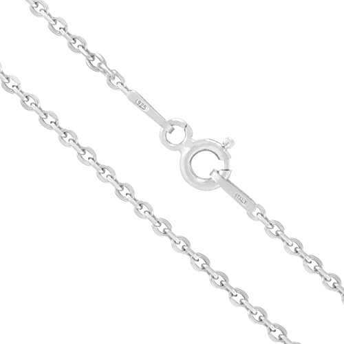 Sterling Silver 2mm Cable Chain, 14" - 36"