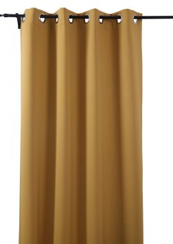 Deconovo 52 By 95 inch Thermal Insulated Window Blackout Curtain for Bedroom Panel Mustard