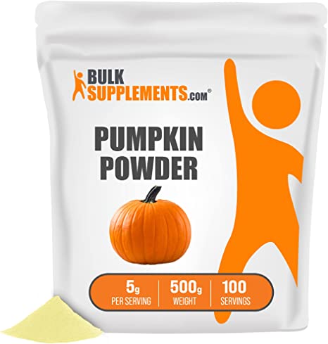 BulkSupplements.com Pumpkin Powder (500 Grams - 1.1 lbs)