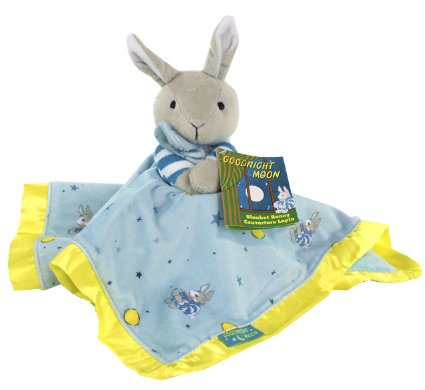 quotGoodnight Moonquot Blanky and Rabbit - Encourages Creativity and Imagination - Safe and Asthma Friendly