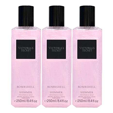 Victoria's Secret Shimmer Fragrance Mist Lot of 3 (Bombshell)