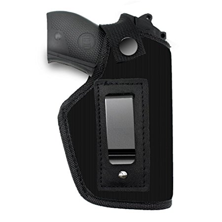 Creatrill Inside The Waistband Holster | Fits M&P Shield 9mm, .40, .45 Auto / GLOCK 26 27 29 30 33 42 43 / Ruger LC9, LC380 / Springfield XD & Similar Pistols | Gun Concealed Carry IWB Holster