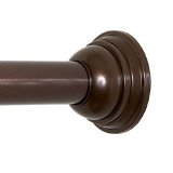 Zenna Home 775RB Tension Shower Curtain Rod 43 to 72-Inch Oil Rubbed Bronze
