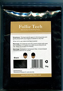 Follic Tech Hair Building Fibers 110 Grams Highest Grade Refill Use for Your Bottles from Competitors Like Toppik, Xfusion, Miracle Hair Made In The USA not China! (Light Blonde)