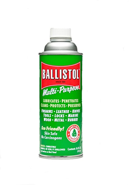 Ballistol 120076 Non-Aerosol 16oz Eco Friendly Multi-Purpose Lubricant Cleaner