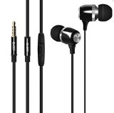 Ergonomic Noise Isolating Earbuds with Smart Built-in In-line Mic - Bass Enhanced  Bass Boosted and Stereo Surround Sound Audio Earphones