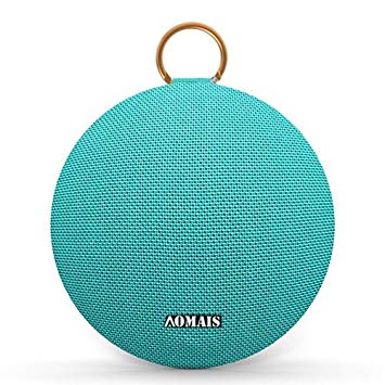 AOMAIS Ball Bluetooth Speakers, Wireless Portable Bluetooth Speaker IPX7 Waterproof, 15W Superior Surround Sound with DSP, Stereo Pairing for Outdoor,Travel,Shower,Beach,Party (Turquoise)