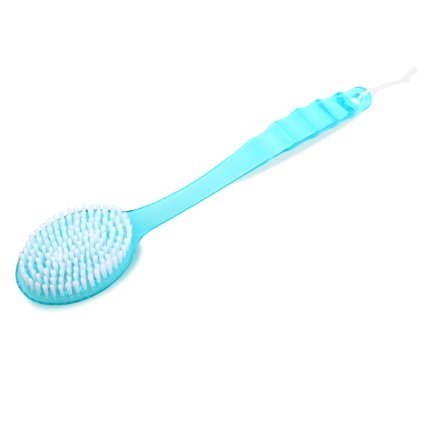 PIXNOR Bath Back Brush Body Shower Brush with Long Handle Blue