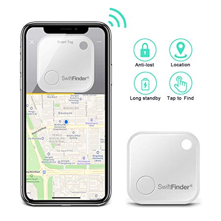 Key Finder – TBMax Smart Key Locator Bluetooth GPS Tracker Device with App Control for Phone, Slim Wallet Purse Finder, Bag Luggage Tracker, Compatible with iOS Android & Battery Replaceable