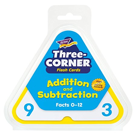 Three-Corner Flash Cards: Addition and Subtraction