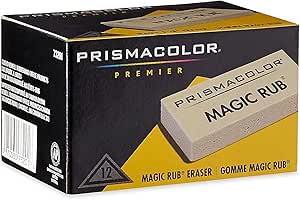 Sanford 73201 Prismacolor Magic Rub Art Eraser, Vinyl, 1-Dozen