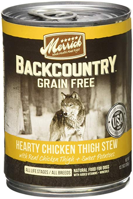 Merrick Backcountry - Hearty Chicken Thigh Stew - 12.7 Oz - 12 Ct