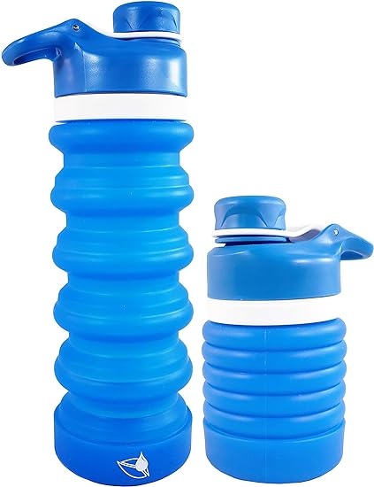 NatraCure Collapsible Water Bottle, BPA-free - 10061-550-LBL