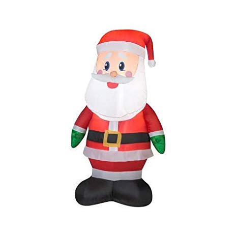 Gemmy 36789 Airblown Outdoor Santa Christmas Inflatable 4 FT TALL