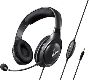 Sound Blaster Blaze V2 Over-Ear Gaming Headset with Detachable Noise-Cancelling Microphone, Volume and Mic Mute Control for PC/Mac/Consoles