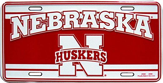 University of Nebraska Tin Sign 12 x 6in