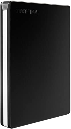 Toshiba Canvio Slim 2TB Portable External Hard Drive USB 3.0, Black (HDTD320XK3EA)