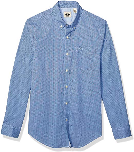 Dockers Men's Long Sleeve Button Up Perfect Shirt