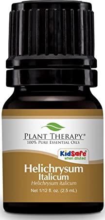 Plant Therapy Helichrysum Italicum Essential Oil 100% Pure, Undiluted, Natural Aromatherapy, Therapeutic Grade 2.5 mL (1/12 oz)