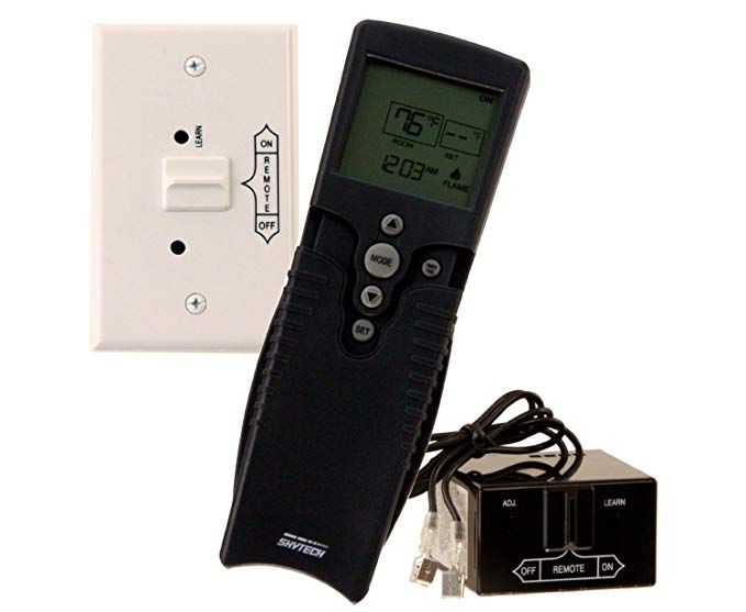 SkyTech 9800323 SKY-3002 Control with Timer Fireplace-remotes-and-thermostats, Black