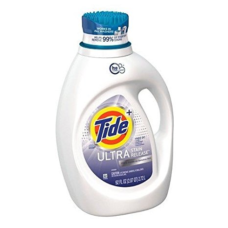 Tide Ultra Stain Release FREE Liquid Laundry Detergent 92 oz