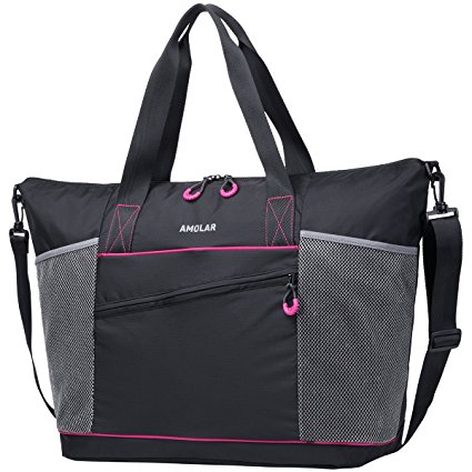 Gym Bag for Women- Gym Tote Bag- Tote Bag with Roomy Pockets for Beach, Sports,Shopping,Working