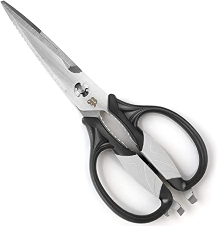 Professional Come-Apart Kitchen Shears Multi-Purpose Sharp Scissors for Cutting Chicken Meat Poultry Fish Seafood Vegetables Herbs Spatchcock Turkey BBQ