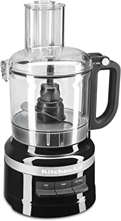 KitchenAid KFP0718OB Easy Store Food Processor, 7 Cup, Onyx Black