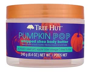 Tree Hut Pumpkin Pop Whipped Shea Body Butter, 8.4oz, with Natural Shea Butter for Nourishing Essential Body Care