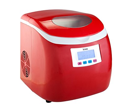 Knox Compact Ice maker (27 Lbs in 24 Hrs) - Red Color