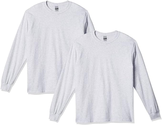 Gildan Adult Ultra Cotton Long Sleeve T-Shirt, Style G2400, Multipack