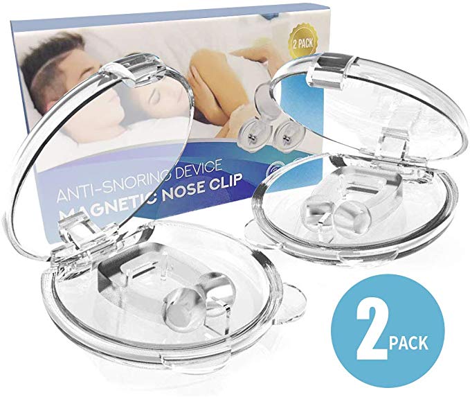 Anti Snoring Devices 2 PCS Snore Stopper,Magnetic Anti Snoring Nose Vents for Travel & Sleep Aid Professional Snore Solution Nasal Dilators for Men Women