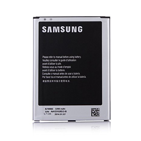 3200mAh B700BE Li-ion Replacement Battery for Samsung Galaxy Mega i9200 6.3" ,18-Month Warranty