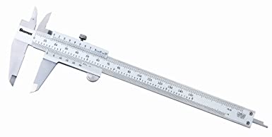 Starrett 125MEA-8/200 Vernier Caliper, Stainless Steel, Inch/Metric, 0-8"/0-200mm Range, 0.001"/0.02mm Resolution